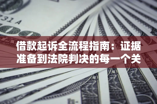 武汉借款起诉全流程指南：证据准备到法院判决的每一个关键步骤