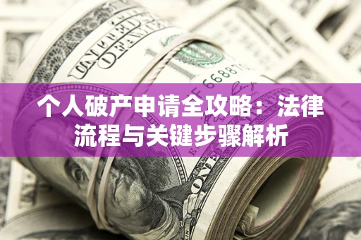 武汉个人破产申请全攻略：法律流程与关键步骤解析