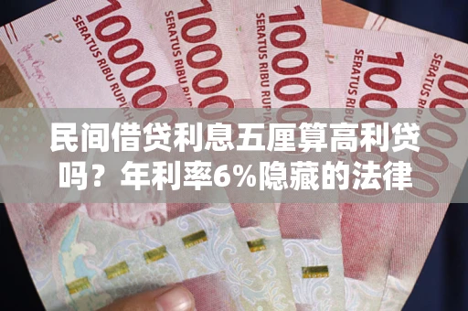 武汉民间借贷利息五厘算高利贷吗？年利率6%隐藏的法律风险全解析