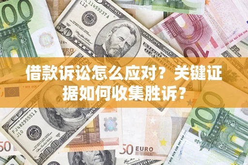 武汉借款诉讼怎么应对？关键证据如何收集胜诉？